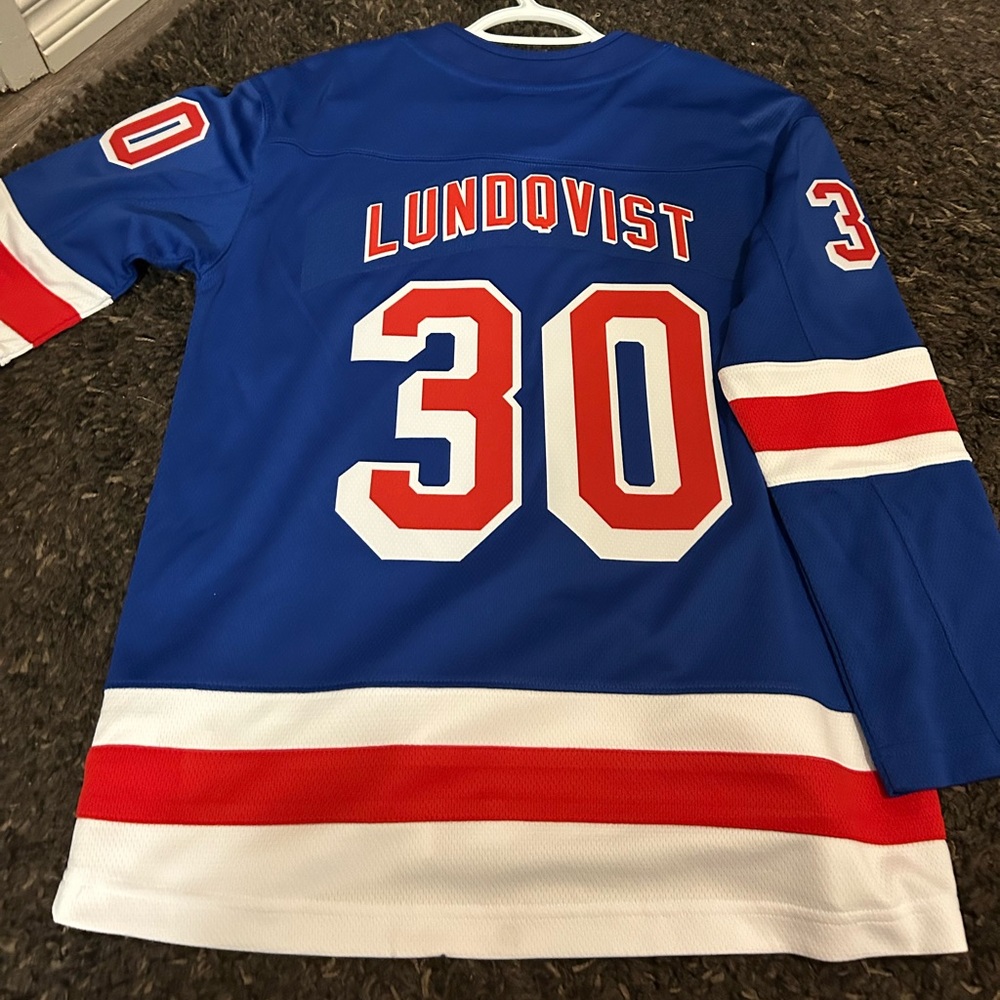 Fanatics New York Rangers Henrik Lundqvist Jersey - Youth L/XL - Picture 2 of 2
